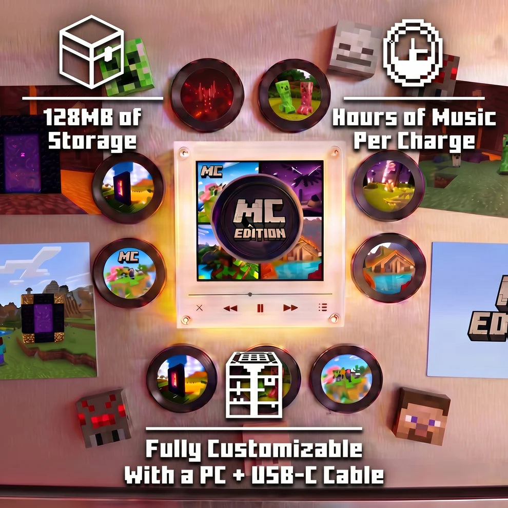 Echo Spins™ MC - Customizable Magnetic Record Player
