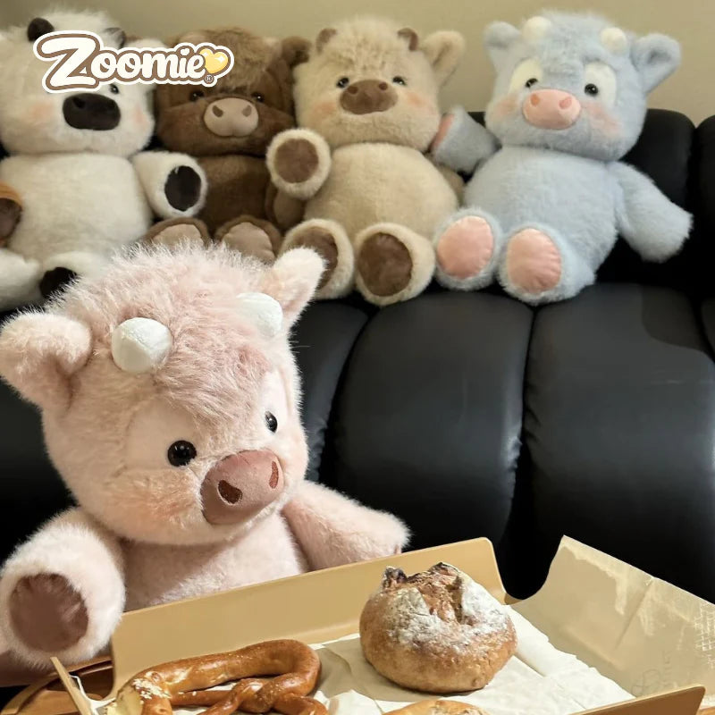 Zoomie® Running Highland Cow Plushie
